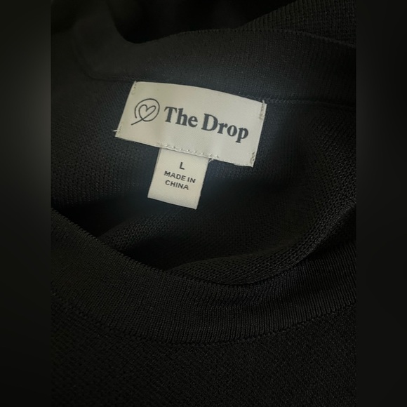 The Drop Women's Gabriela High Neck Cut-in A-line Side-Slit Maxi Sweater… - Picture 7 of 8